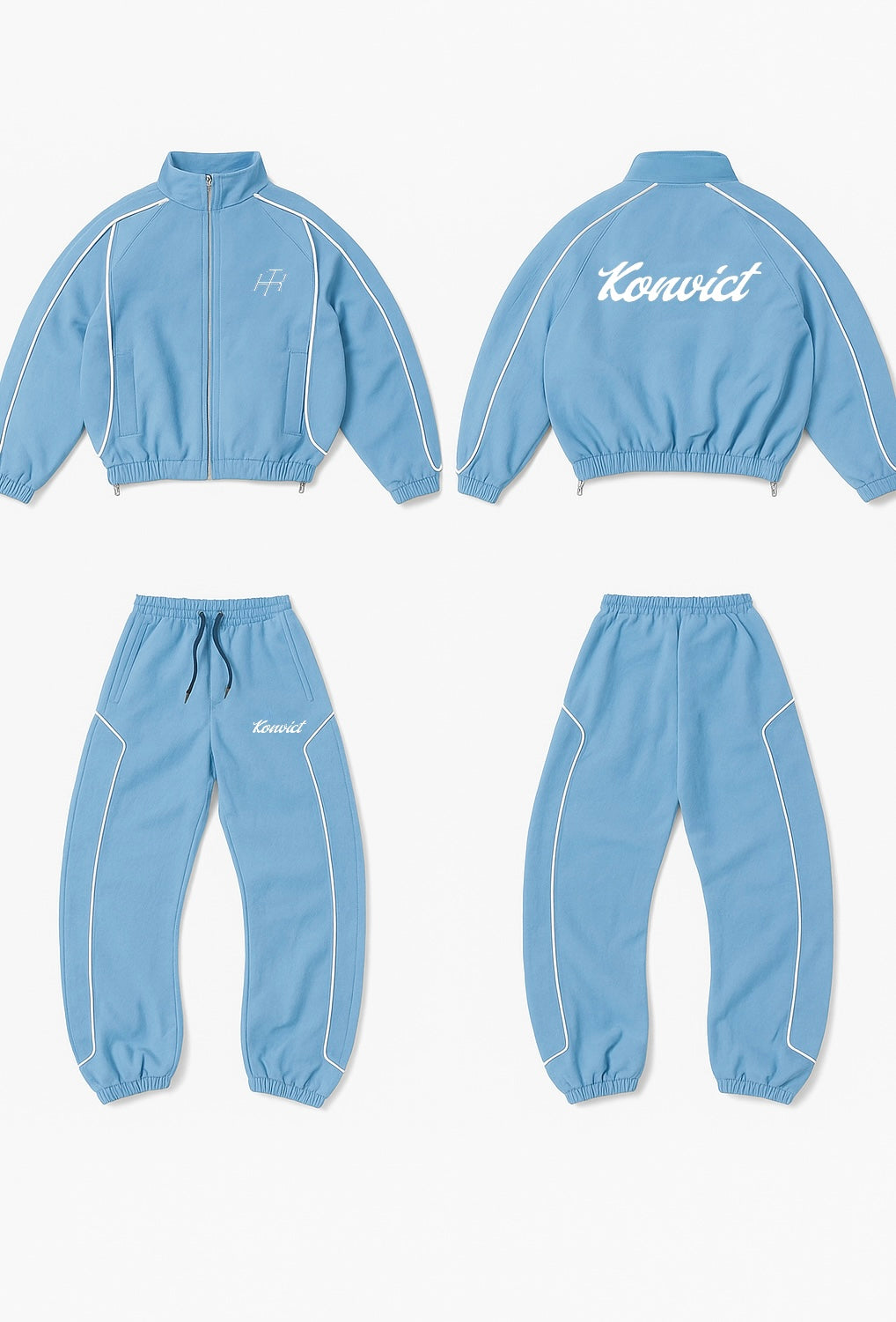 Sky-Blue Tracksuit