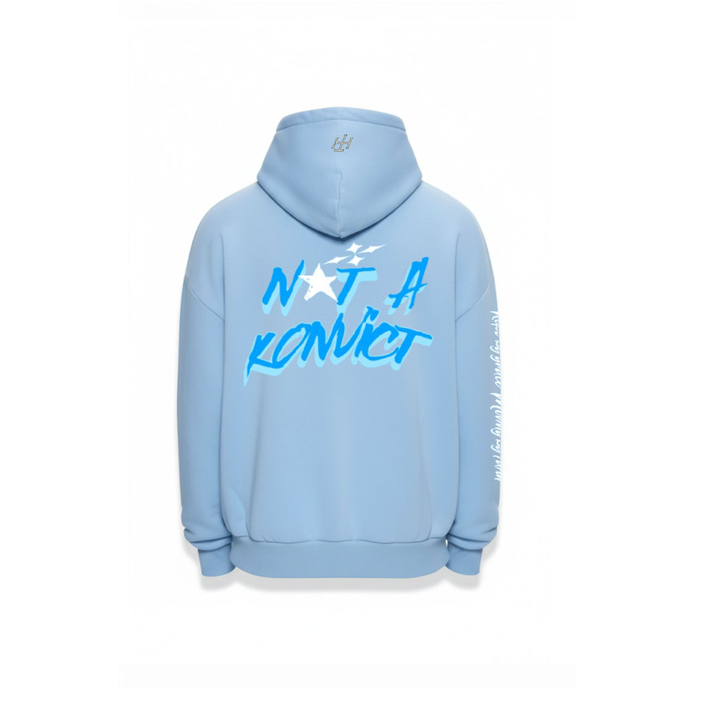 Sky Blue Graffiti Zip up